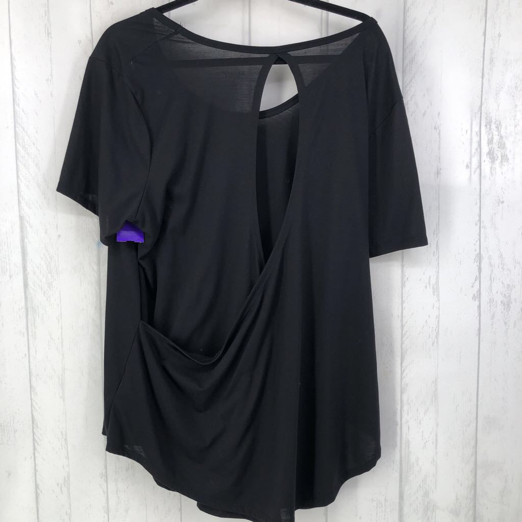 XXL open back s/s tee