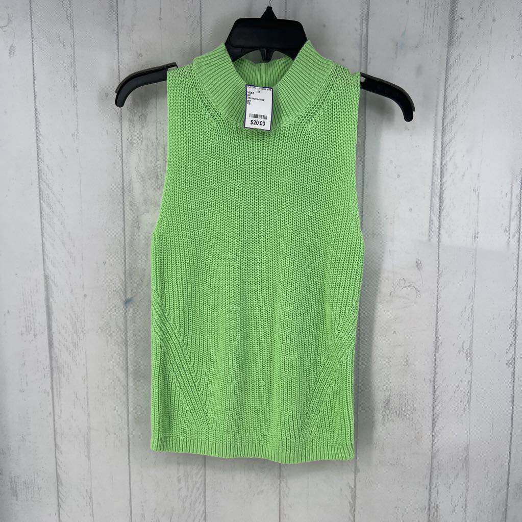 XS mock-neck sweater vest