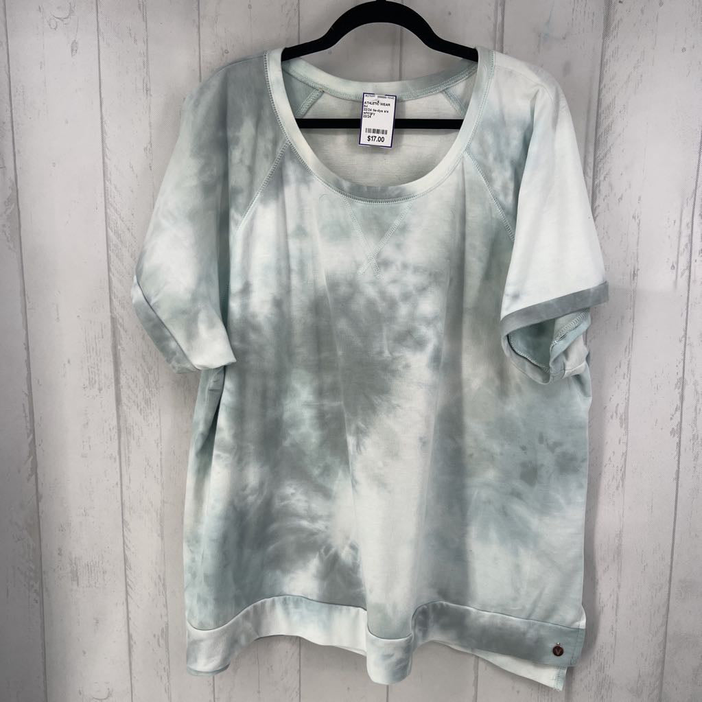 22/24 tie-dye s/s top