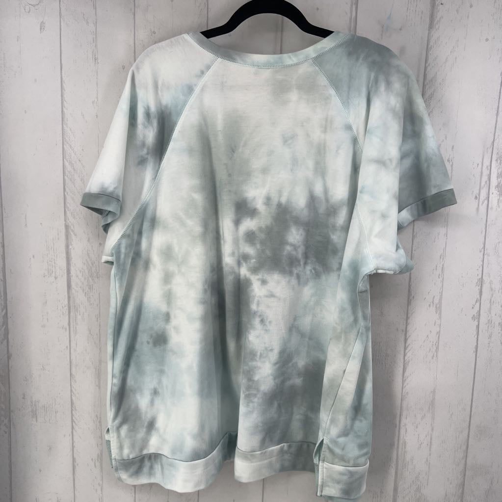 22/24 tie-dye s/s top
