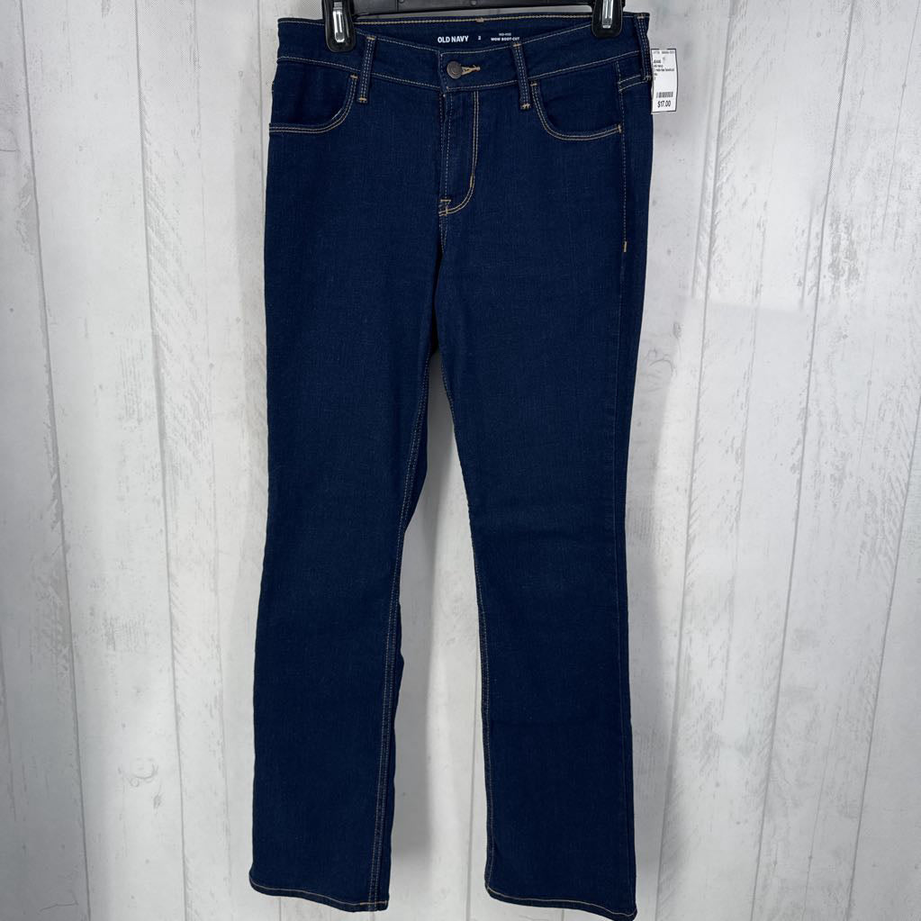 2 mid-rise bootcut jean