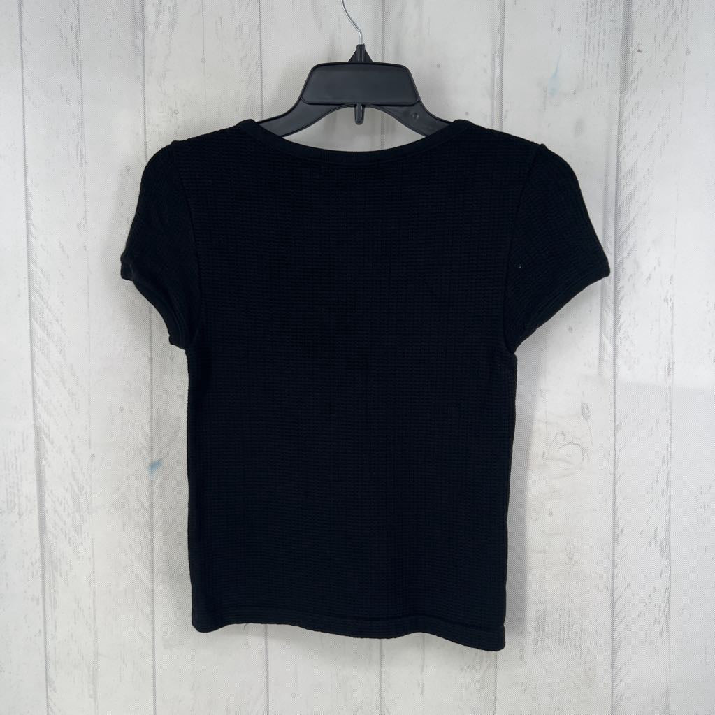 L lace-up s/s top