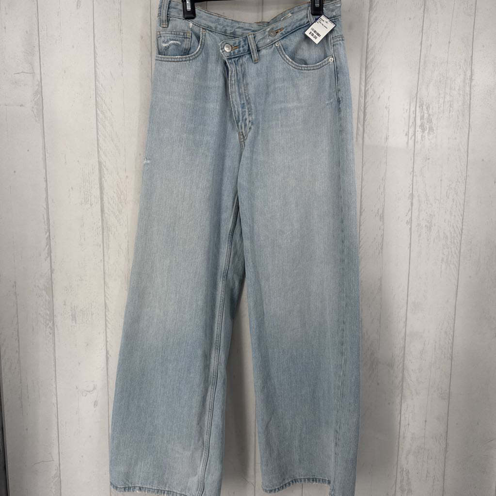 8 wide leg jeans