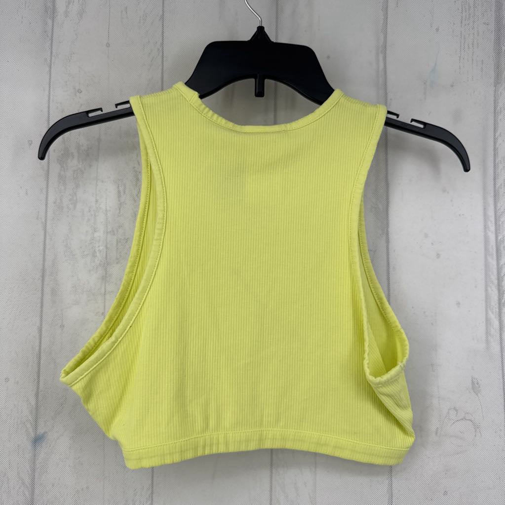 M ribbed crop tank