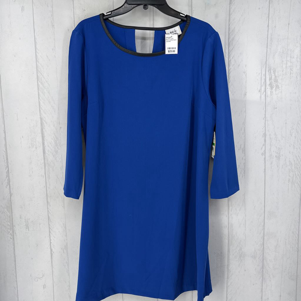 R70 L cutout back l/s dress