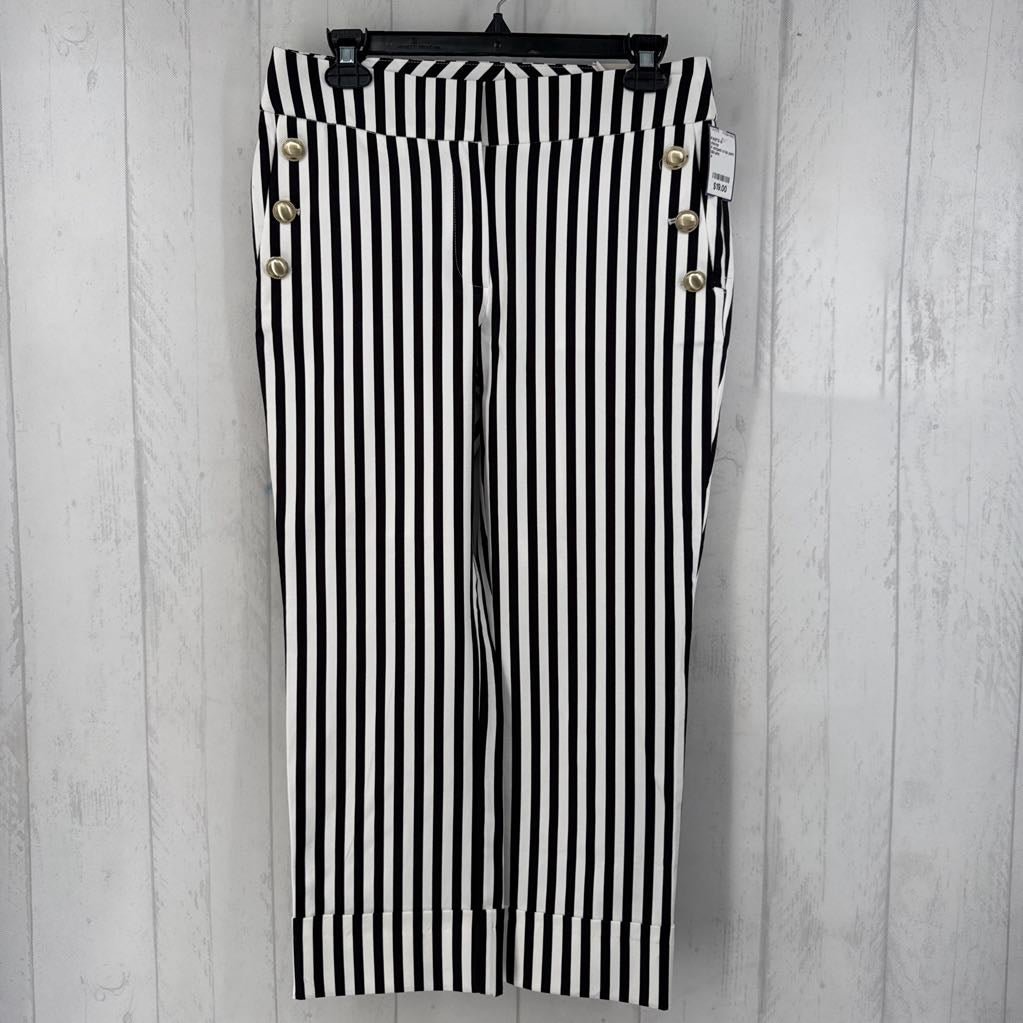 4 striped crop pant