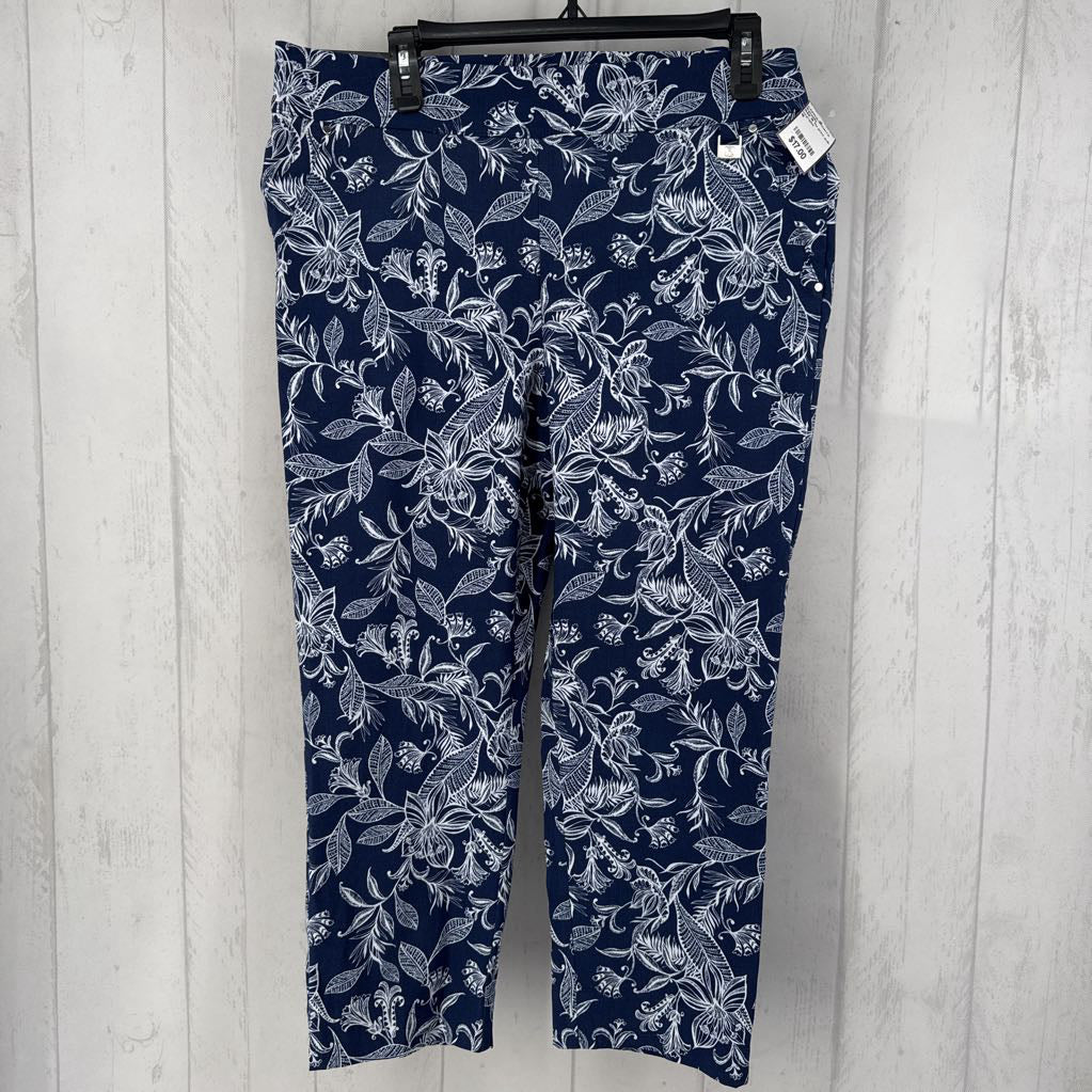 R59 16 flo print pull-on capris