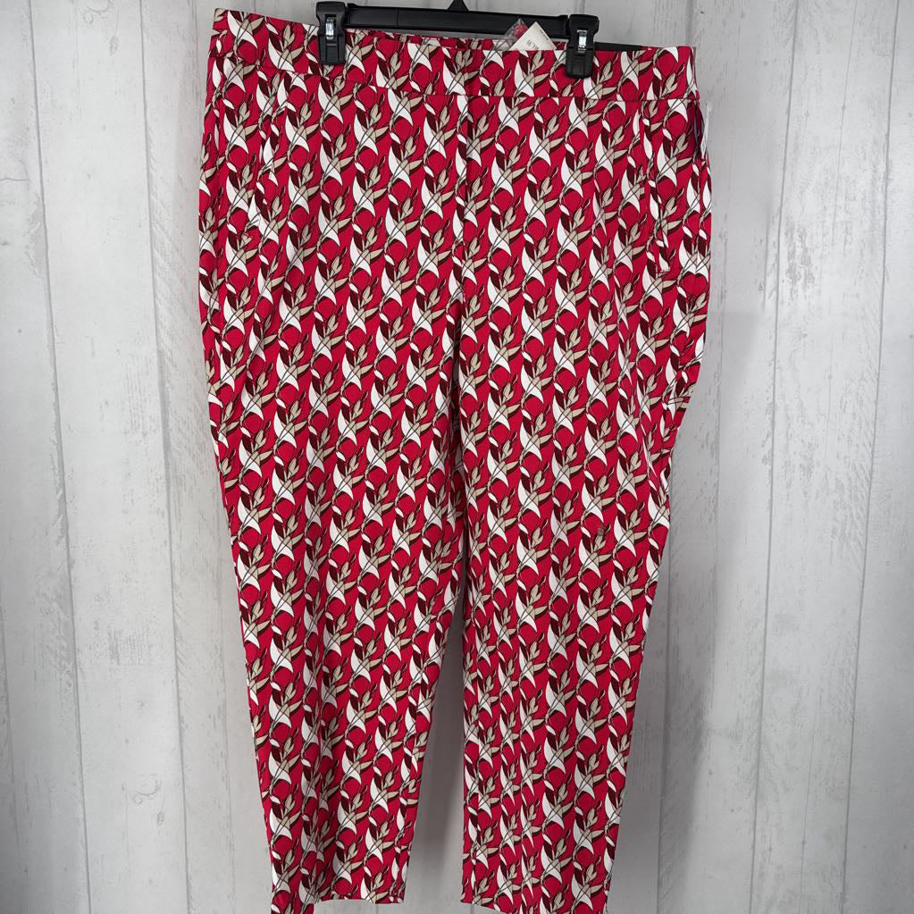 R45 22 printed curvy fit ankle pant