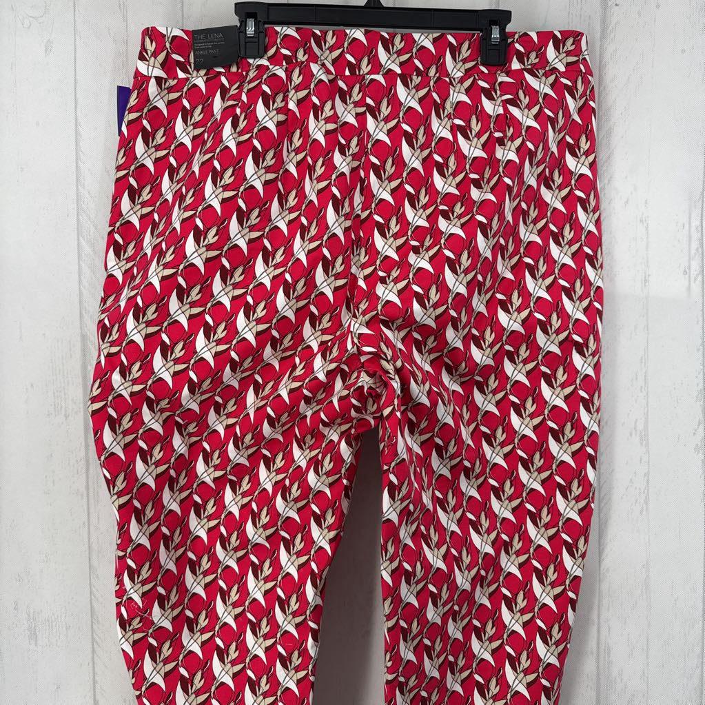 R45 22 printed curvy fit ankle pant