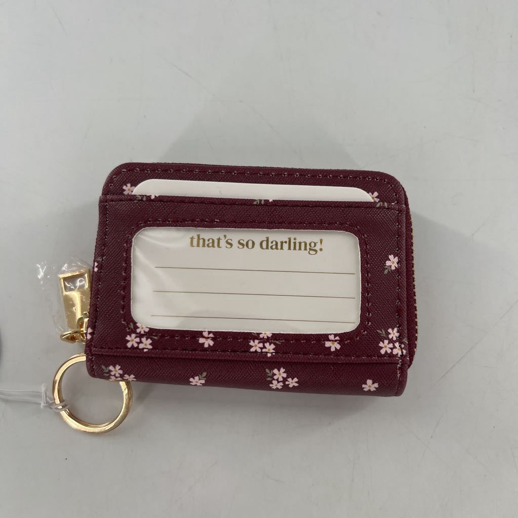flo print zip around card-holder
