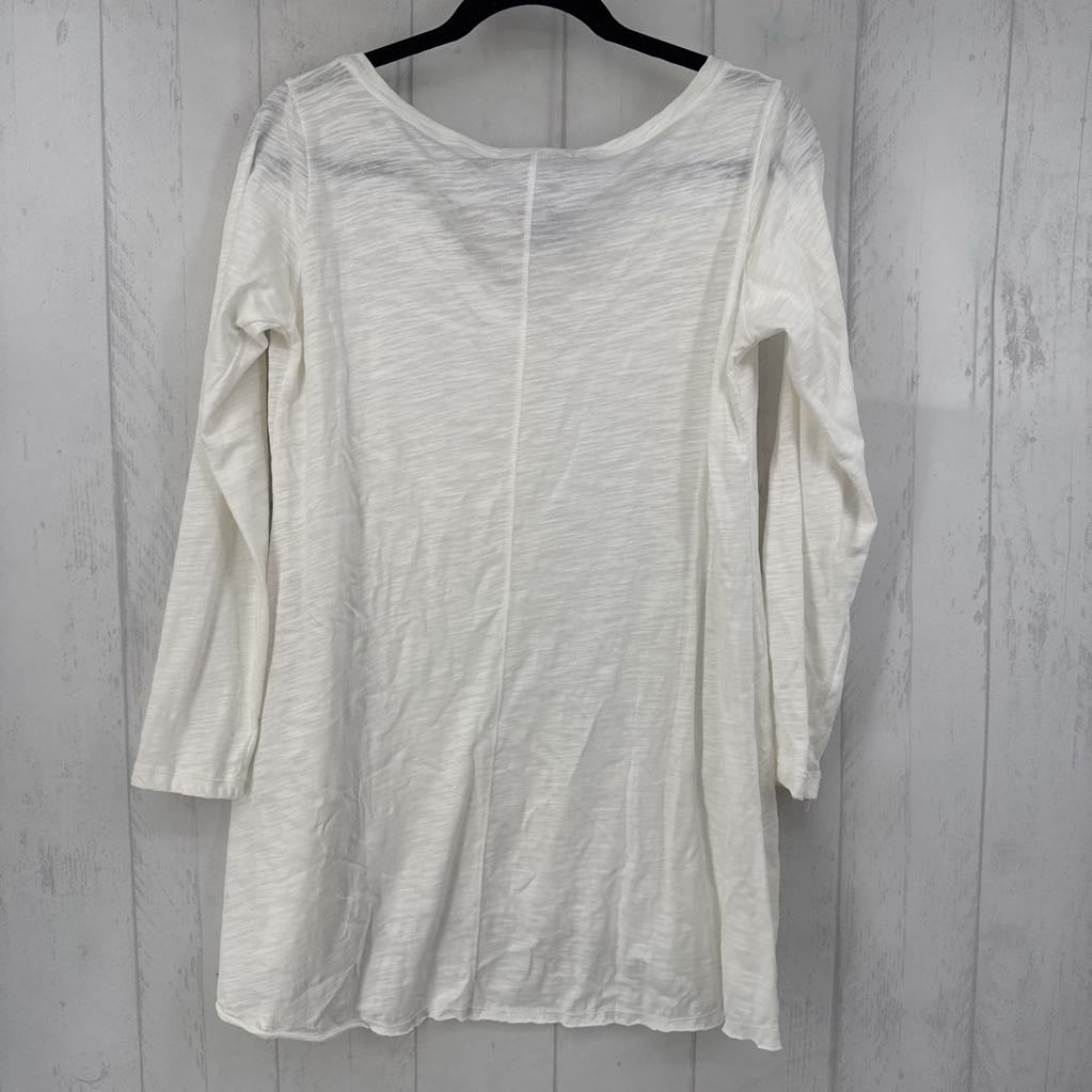 1X scoop neck l/s tee