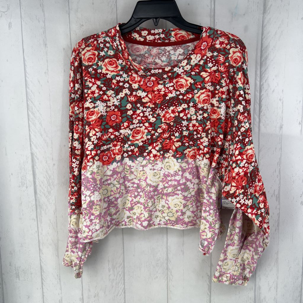 M flo print l/s tee