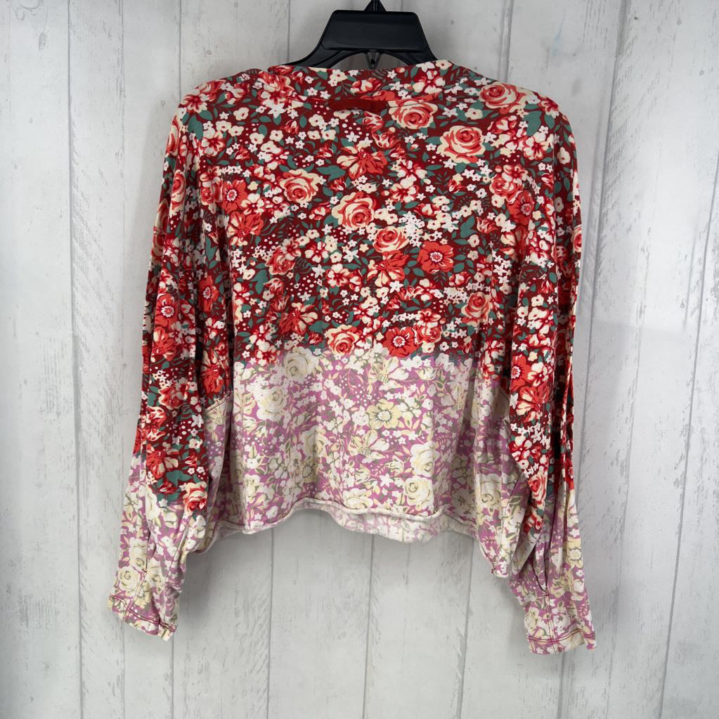 M flo print l/s tee