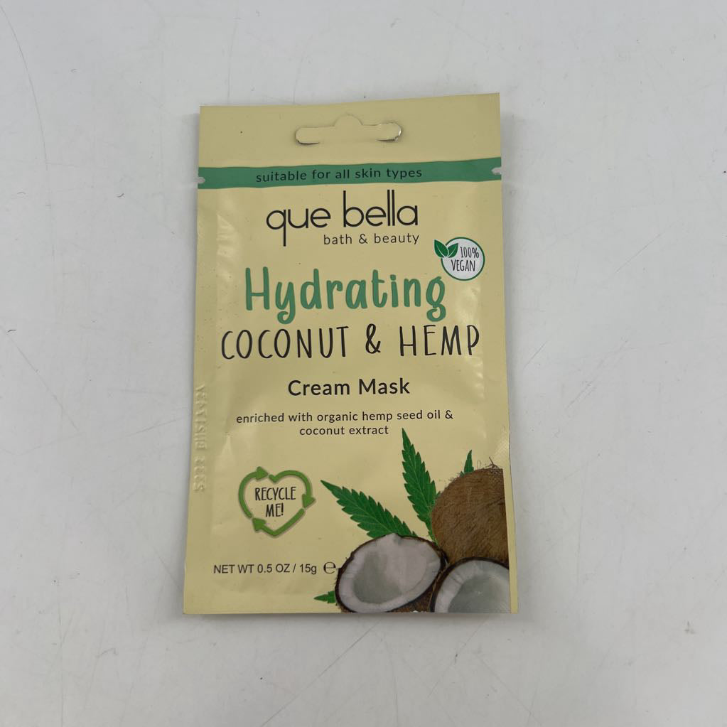 hydrating coconut & hemp cream mask