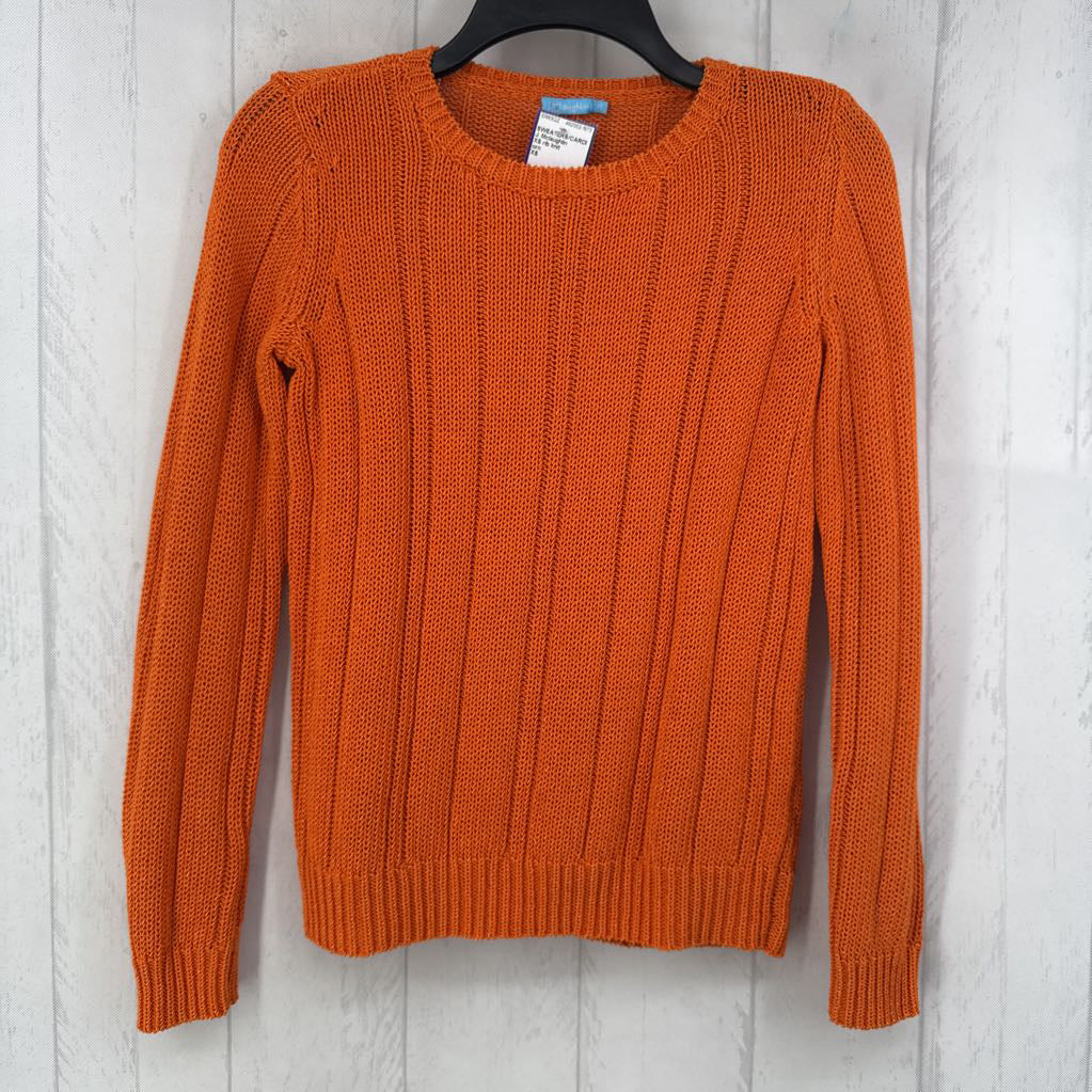 XS rib knit crewneck sweater