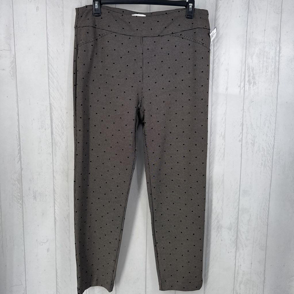 18 mixed print pull-on pant
