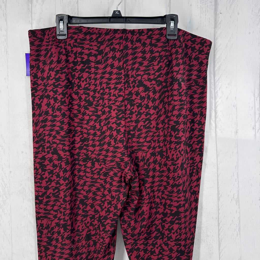 XL printed pull-on pant