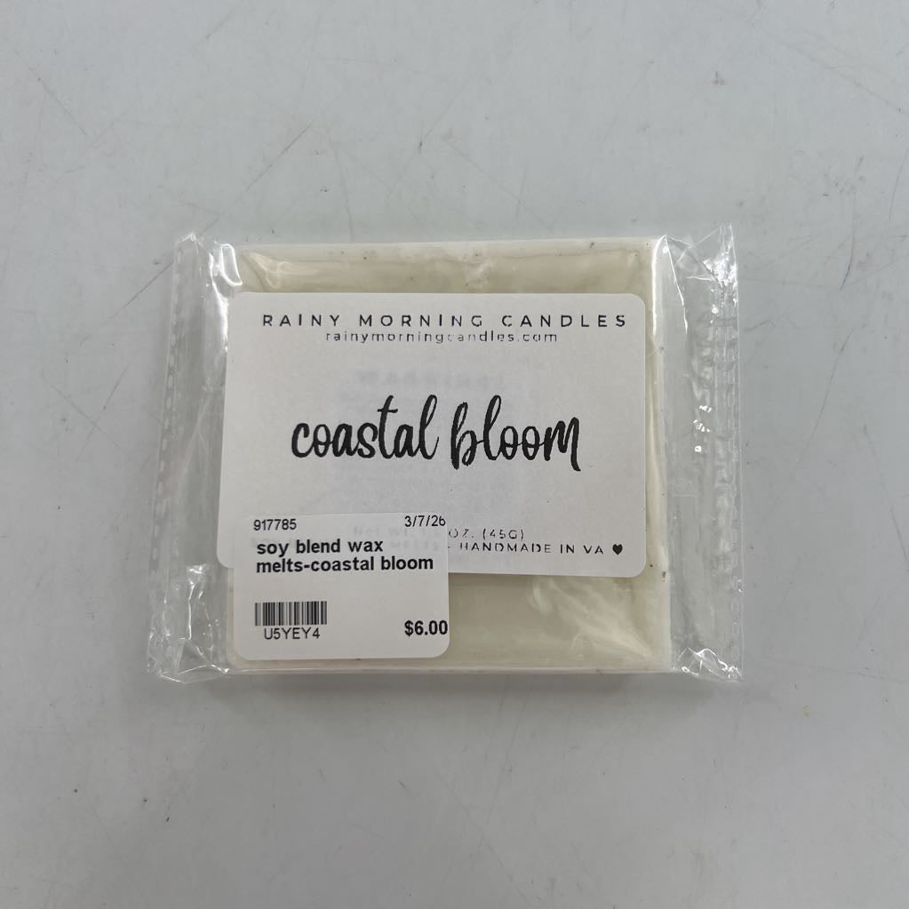 soy blend wax melts-coastal bloom