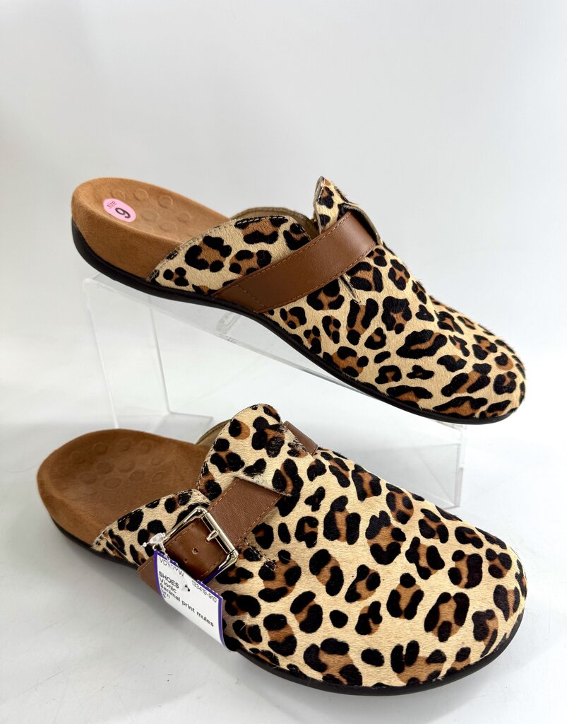 9animal print mules