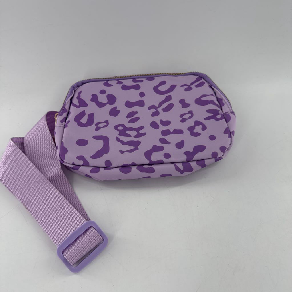 animal print nylon beltbag