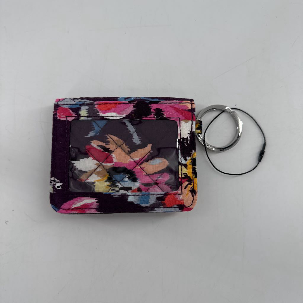 floral bi-fold card holder