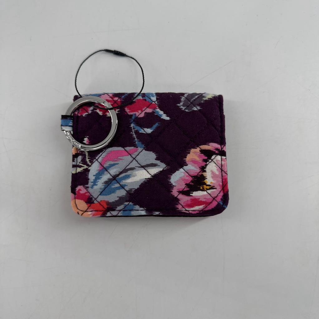 floral bi-fold card holder