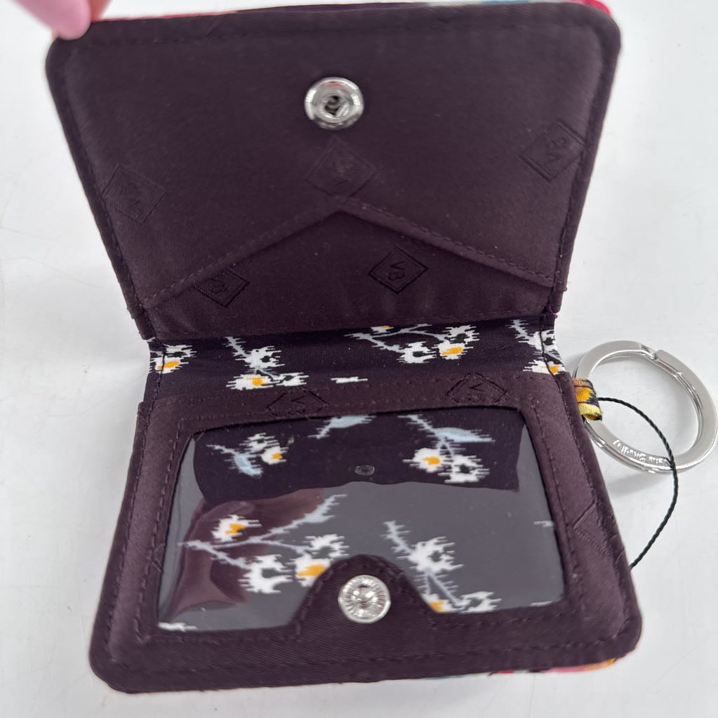 floral bi-fold card holder