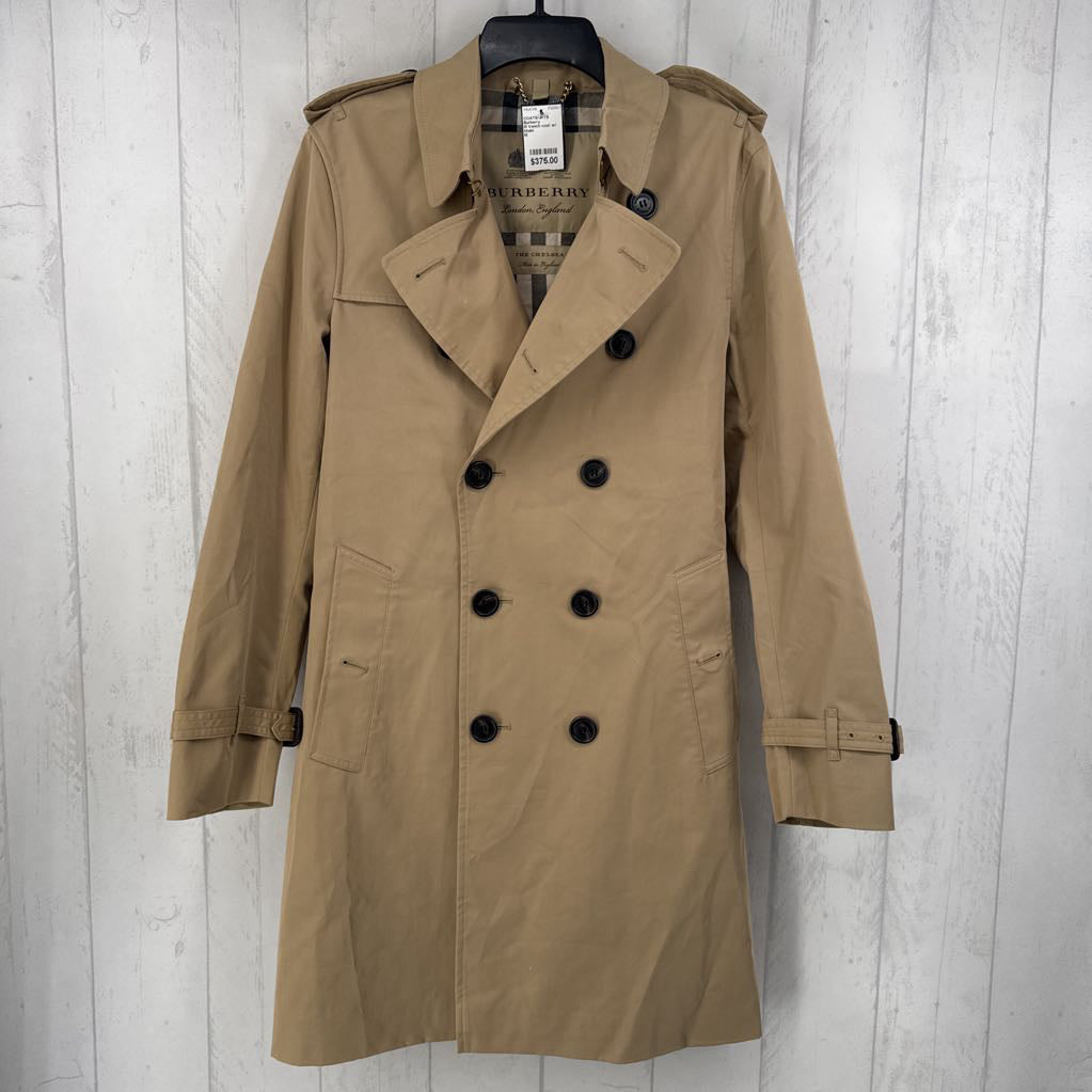 M trench coat w/ garment bag