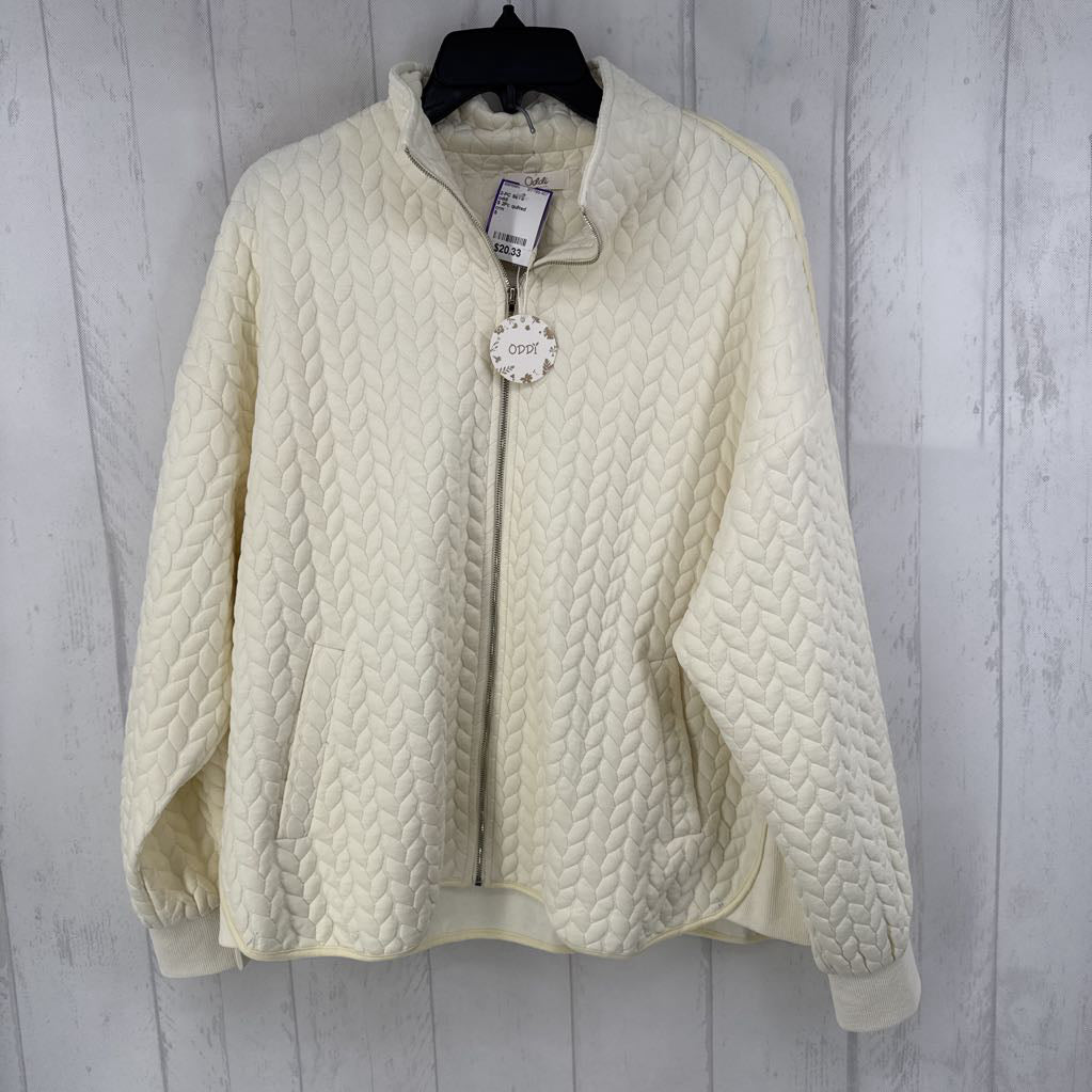 S 2Pc quilted jacket & shorts set