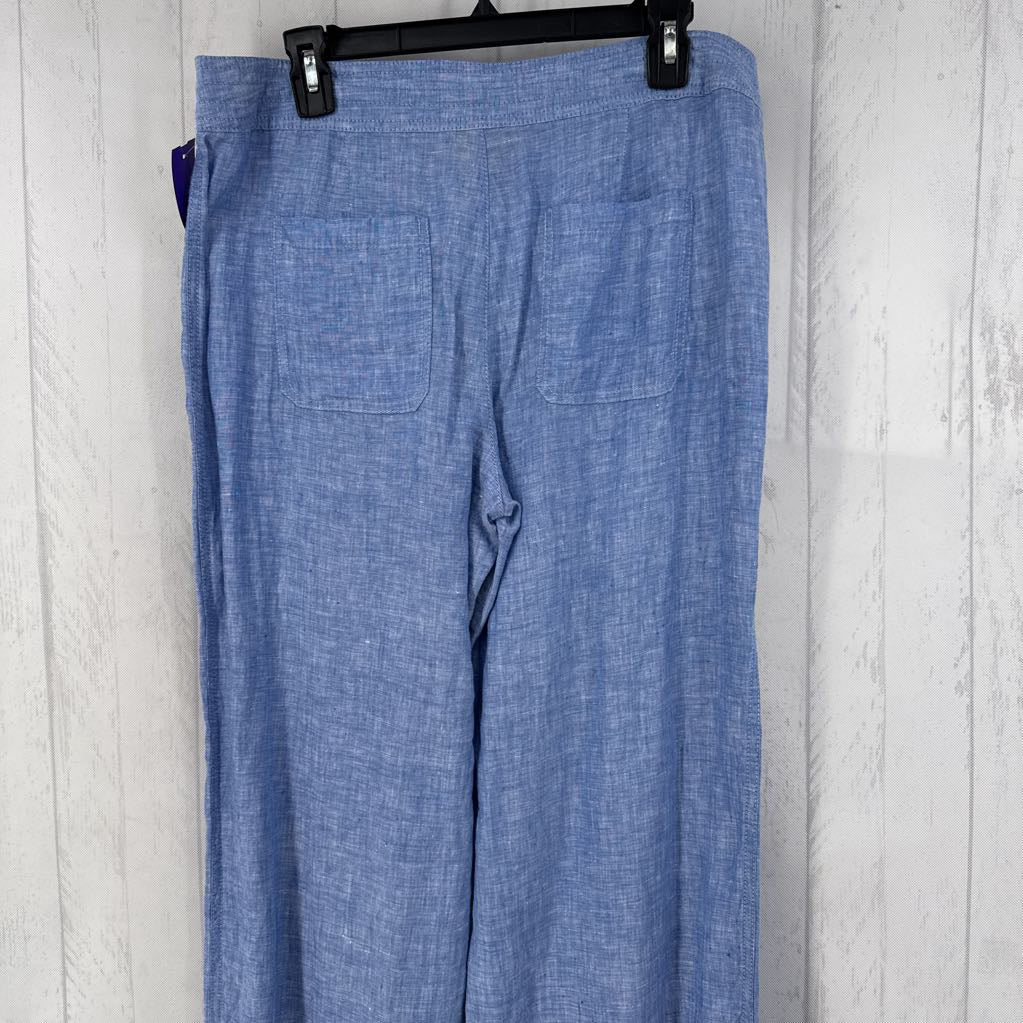 12 embelished chambray pants
