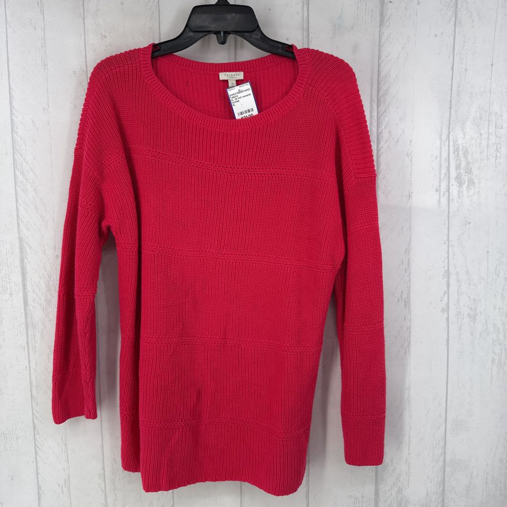 XL rib knit sweater