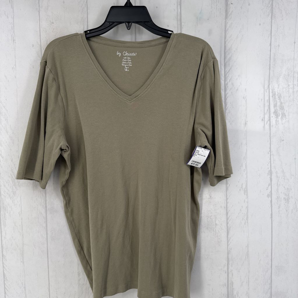 XL v-neck s/s tee