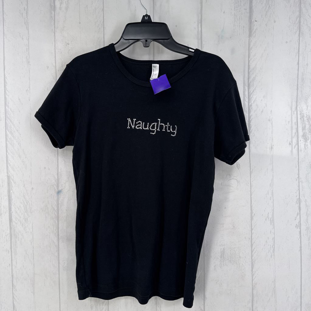 XL rhinestone embelished s/s tee