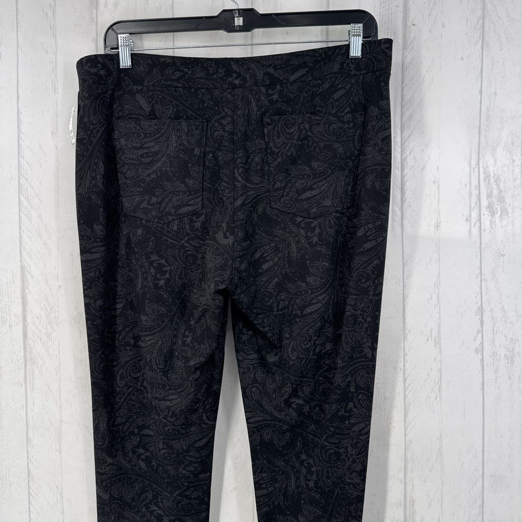 XL paisley print pull-on pant