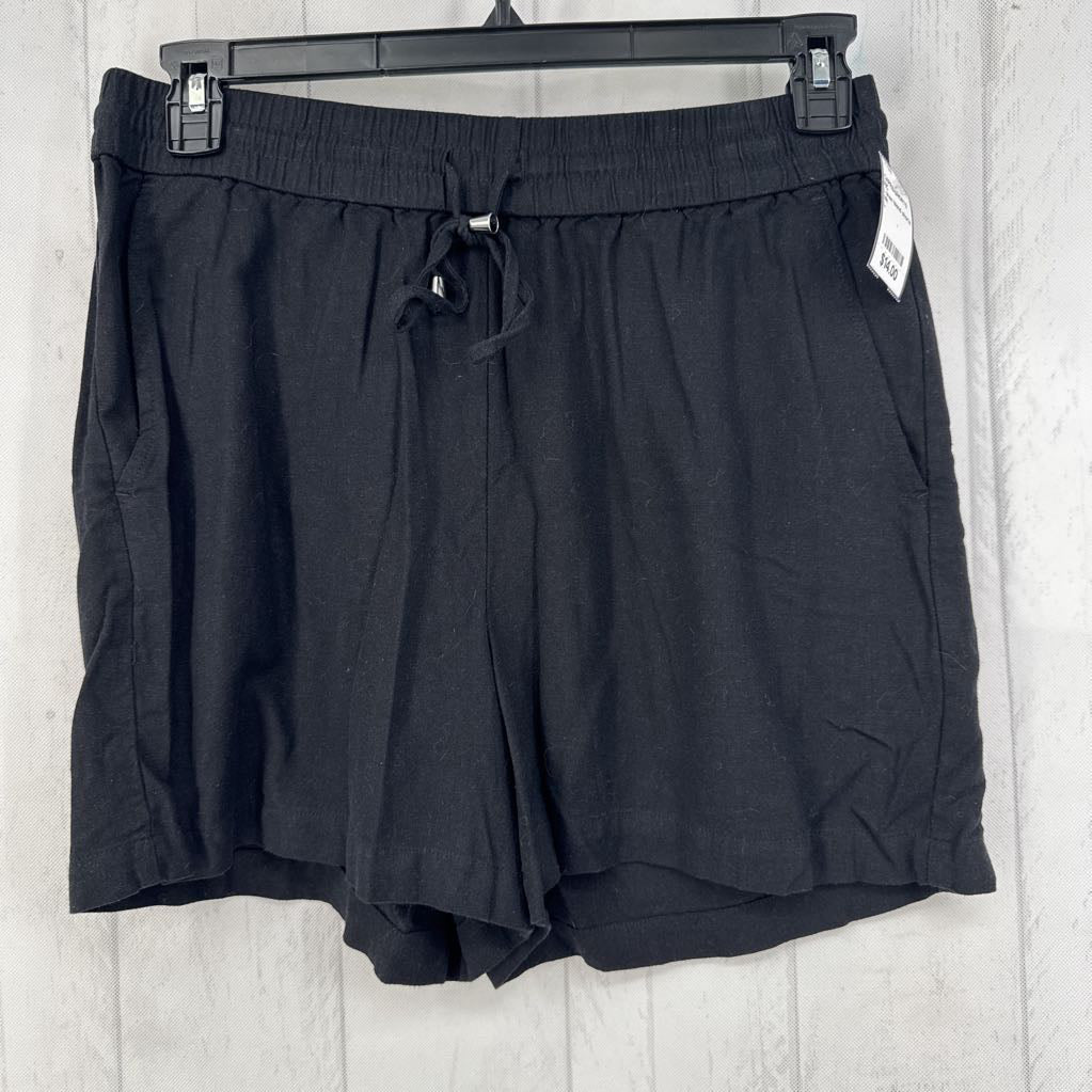 L linen blend shorts