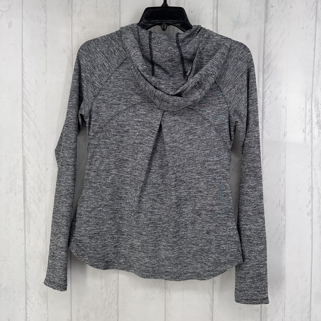XS marled zip-up jacket