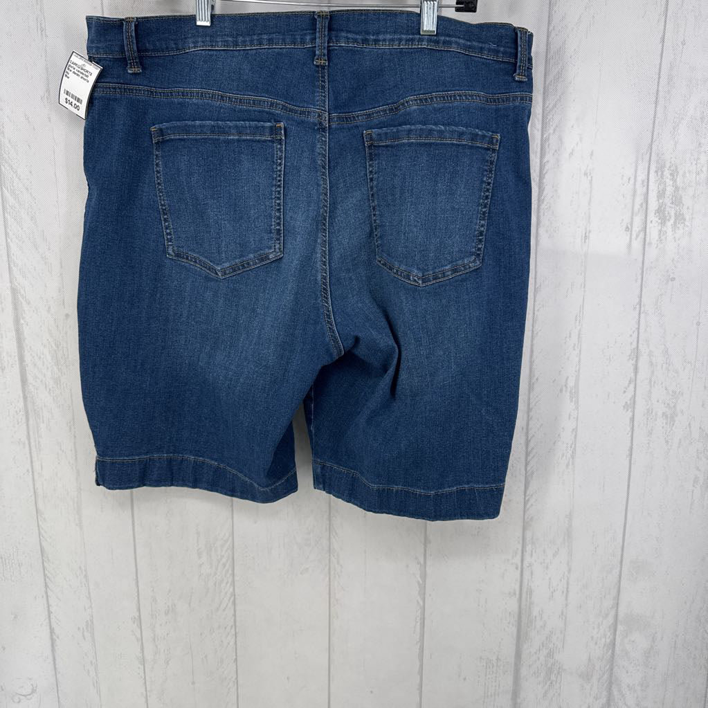 16w denim shorts