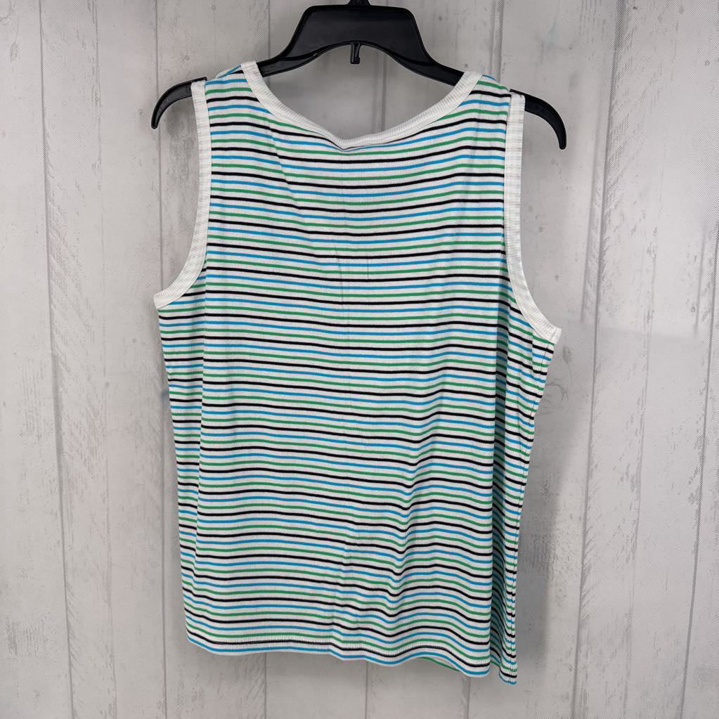 XL ribbed striped tank