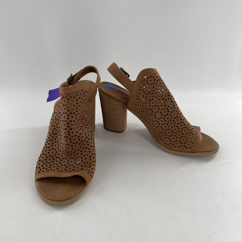 11 open toe sling back ankle boots