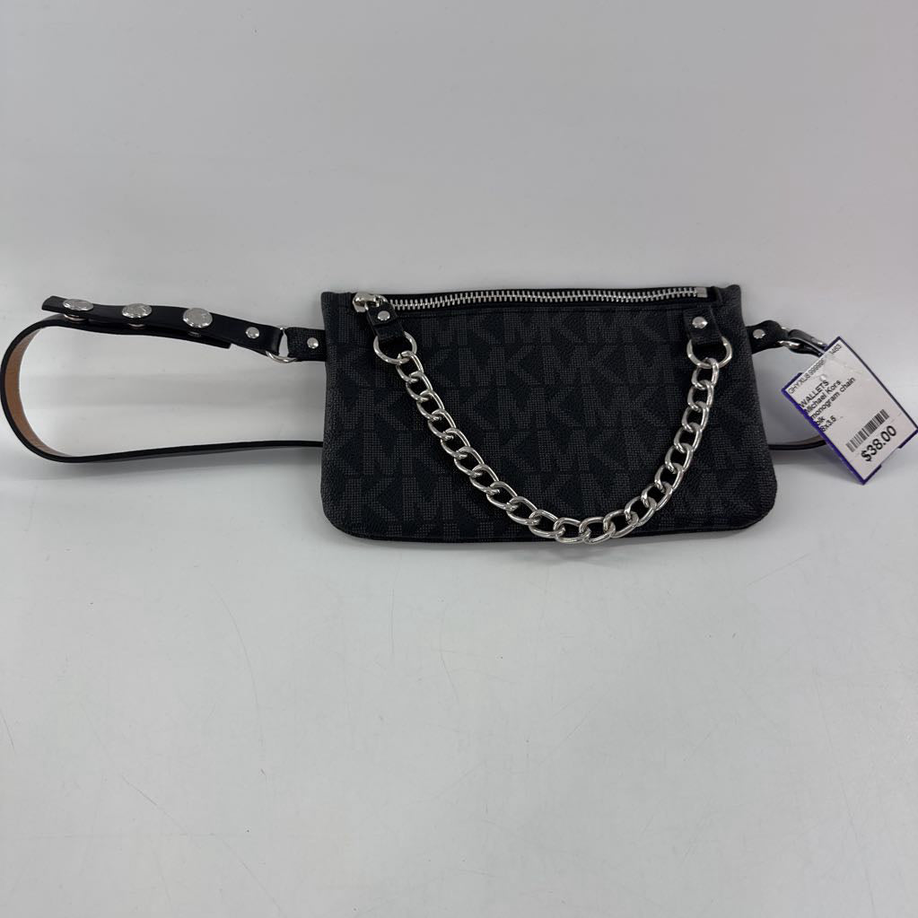 monogram chain belt bag