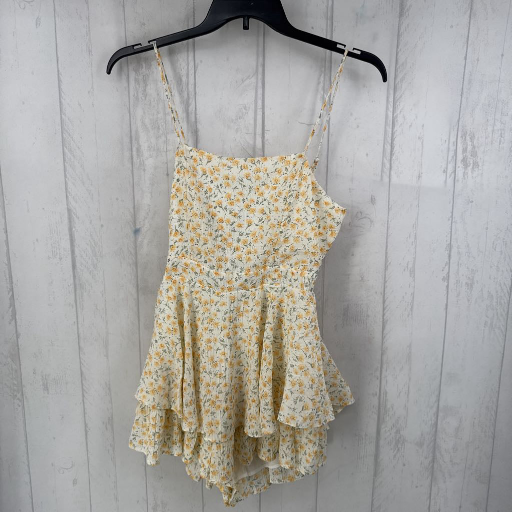 M flo print bow back slvls dress