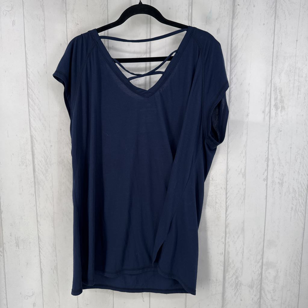 4X embelished butler s/s top