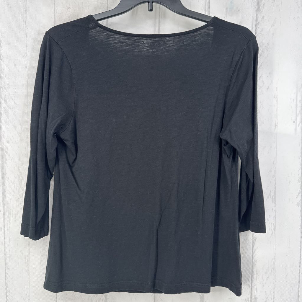 L elbow slv drape neck top