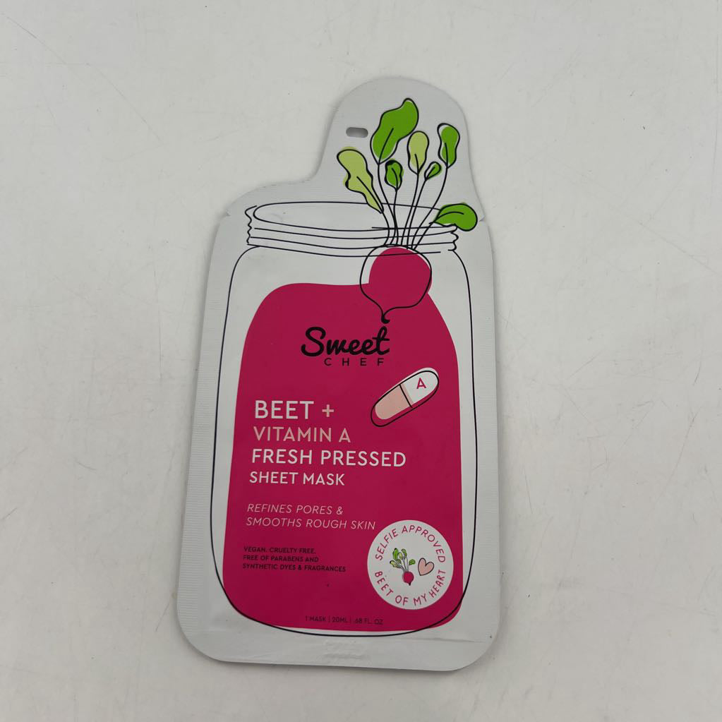 beet & vitamin A sheet mask