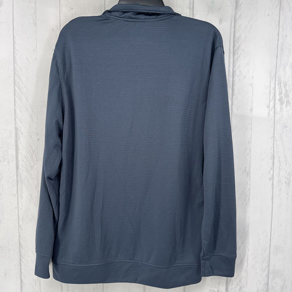 M l/s quarter zip IU top