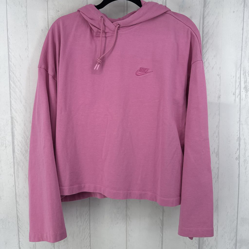 XXL crop pullover hoodie