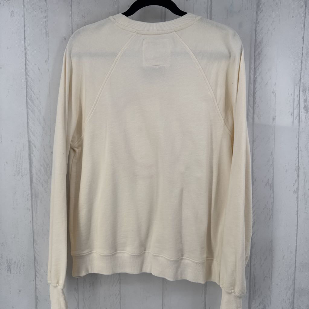 M smiley face sweatshirt