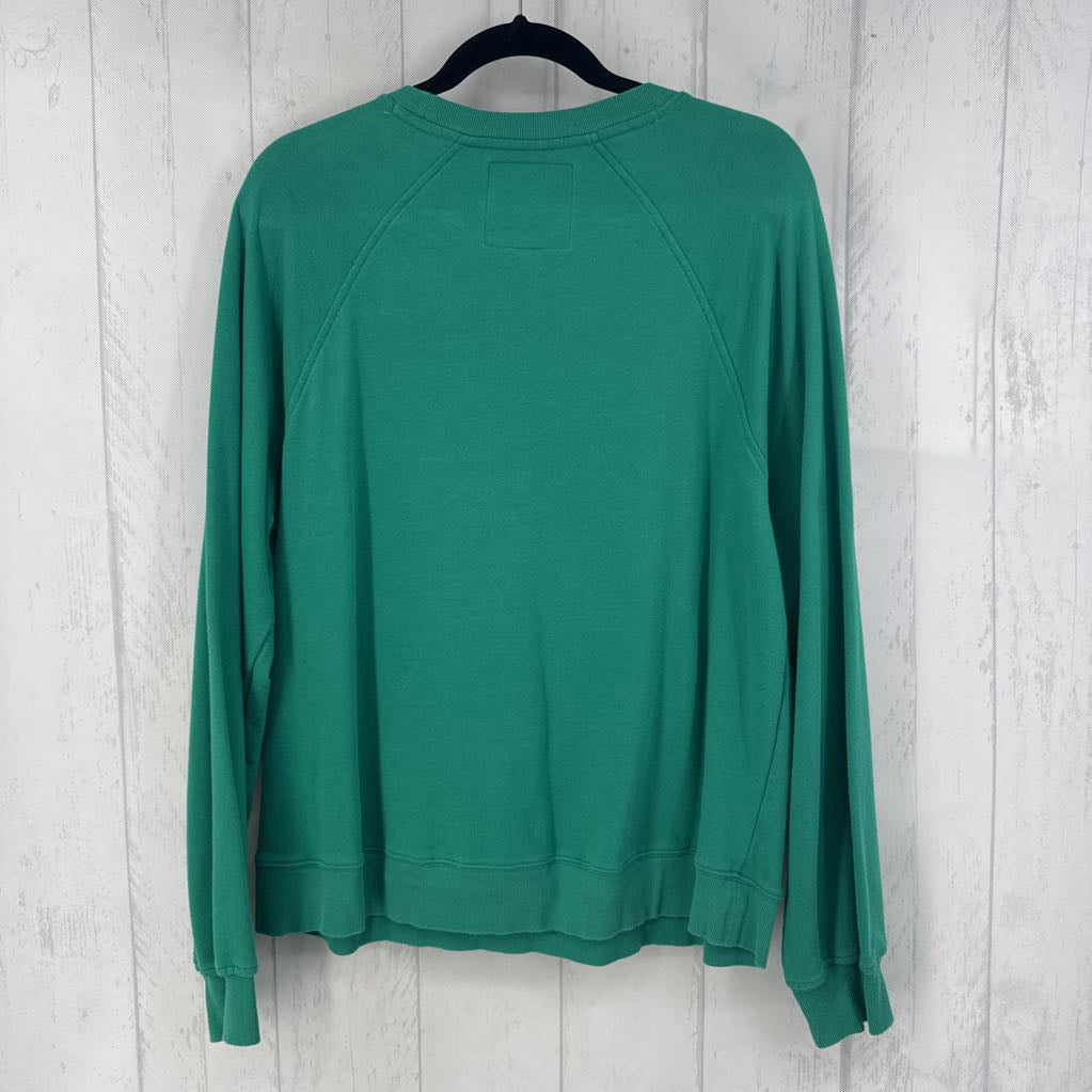 M smiley face sweatshirt