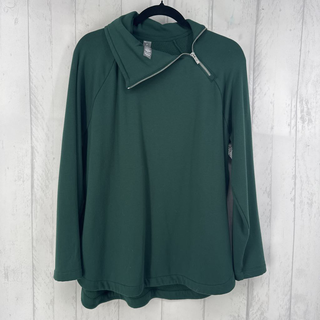 M zipper l/s sweatshirt