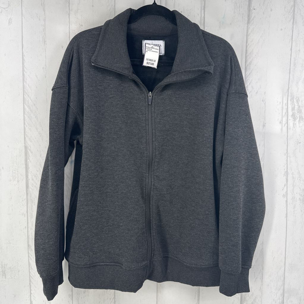 L zip-up sweatshirt